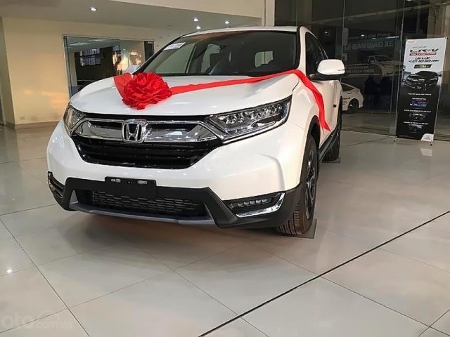 Bán Honda CR V L sản xuất năm 2018, màu trắng, nhập khẩu 