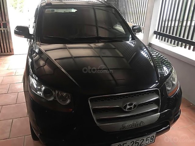 Bán ô tô Hyundai Santa Fe SLX sản xuất năm 2009, màu đen, xe nhập giá cạnh tranh