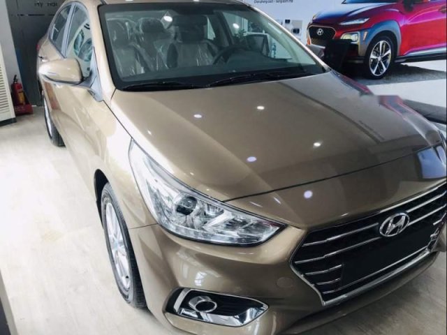 Bán xe Hyundai Accent sản xuất năm 2019, màu nâu, giá tốt