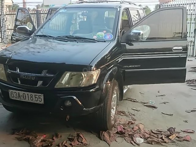 Bán Isuzu Hi lander năm 2005, màu đen, xe nhà sử dụng kỹ, xe rin từ con ốc