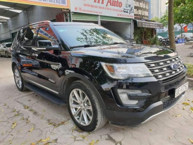 Bán gấp Ford Explorer Limited 2.3L EcoBoost sản xuất 2016, màu đen, xe nhập