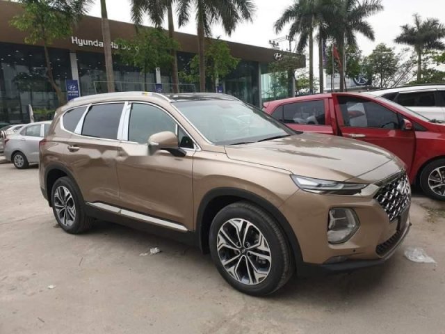 Bán ô tô Hyundai Santa Fe đời 2019, màu vàng