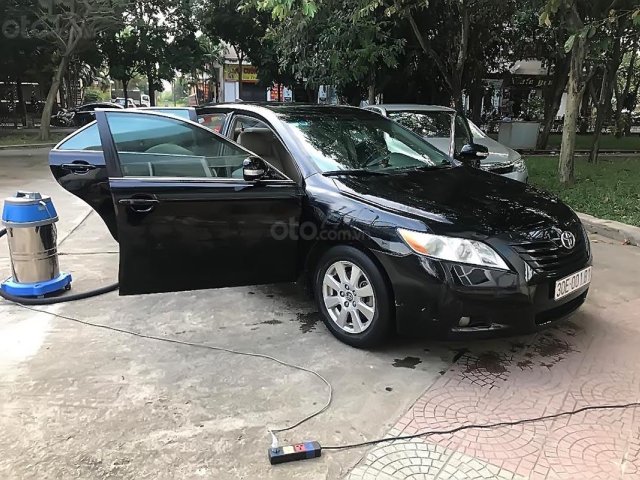 Cần bán lại xe Toyota Camry 2.4 đời 2007, màu đen, nhập khẩu 0