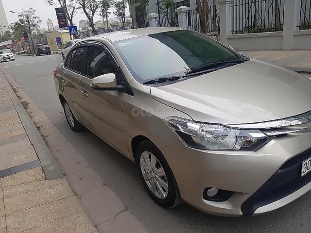 Bán xe Toyota Vios 1.5E CVT năm sản xuất 2017, màu vàng 