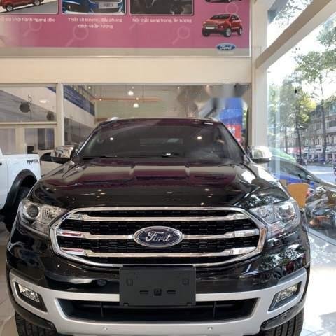 Bán Ford Everest Titanium 2019, màu đen, xe nhập, giá 970tr 