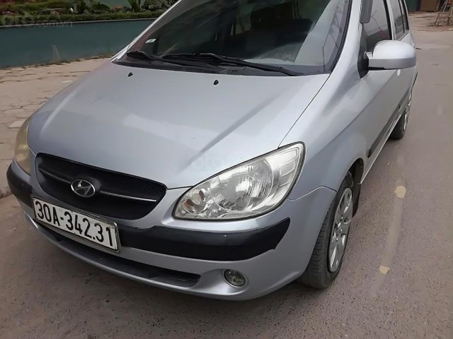 Cần bán lại xe Hyundai Getz 1.1 MT đời 2009, màu bạc, nhập khẩu Hàn Quốc