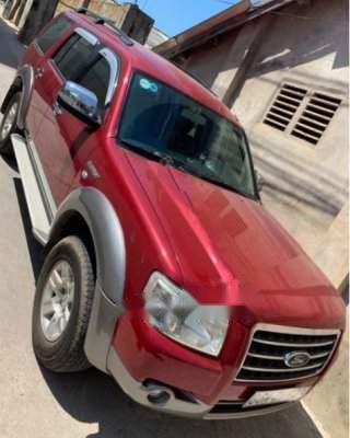 Bán Ford Everest 2.5L 4x2 MT đời 2008, màu đỏ còn mới, giá 378tr0