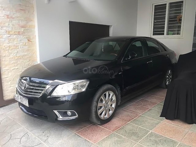 Cần bán lại xe Toyota Camry 3.5Q sản xuất 2009, màu đen, giá chỉ 550 triệu