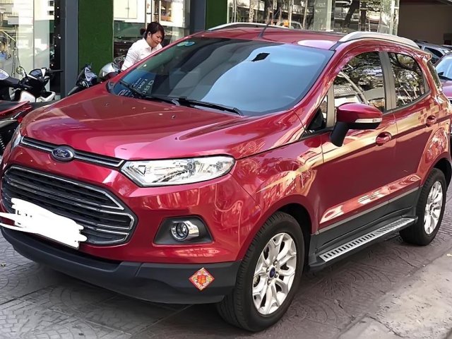 Bán Ford EcoSport Titanium sản xuất 2016, màu đỏ, xe do nữ chạy nên rất mới