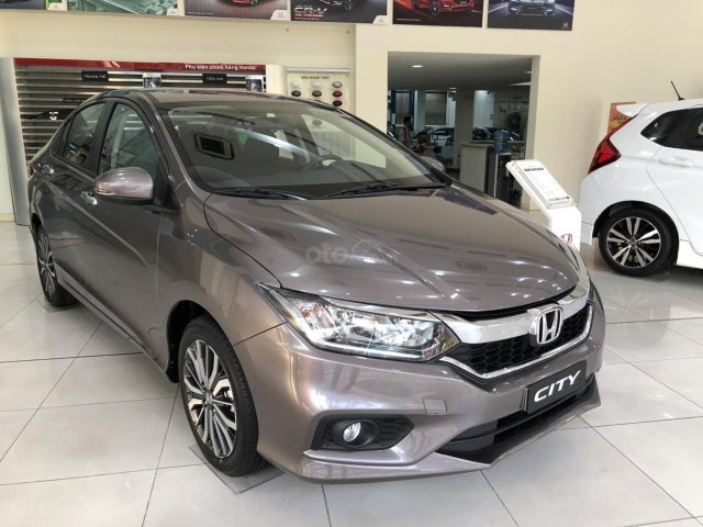 Bán Honda City CVT 2019 màu titan, khuyến mãi lên đến 30 triệu chỉ trong tháng, xe giao ngay