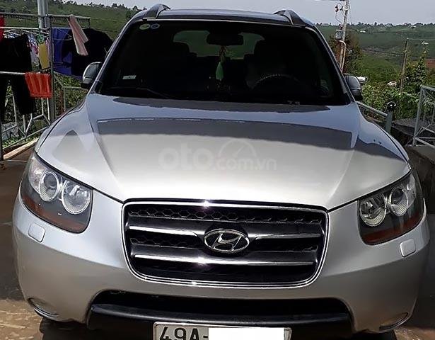 Bán Hyundai Santa Fe SLX 2.0AT sản xuất 2009, màu bạc, nhập khẩu 0