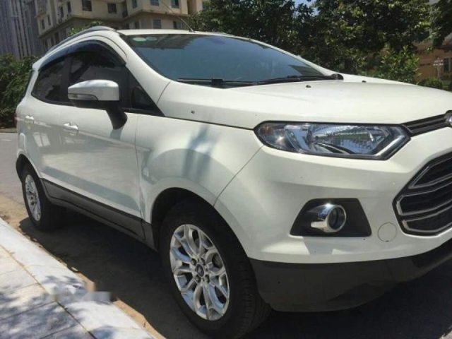 Cần bán xe Ford EcoSport Titanium đời 2014, màu trắng chính chủ, giá 495tr