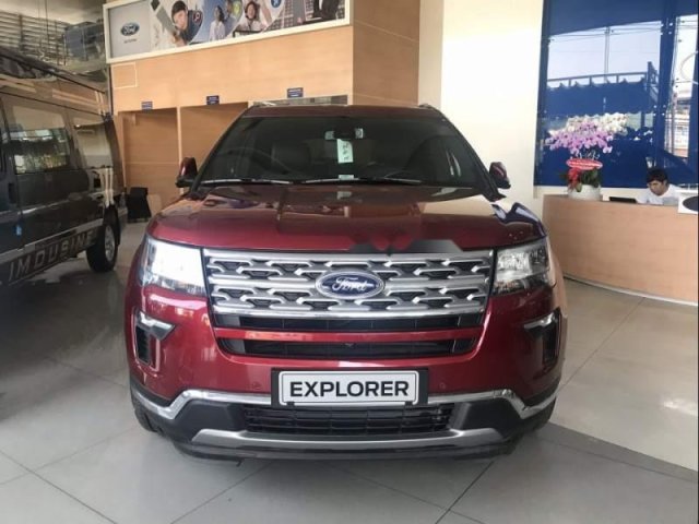 Bán Ford Explorer đời 2019, màu đỏ, xe nhập0