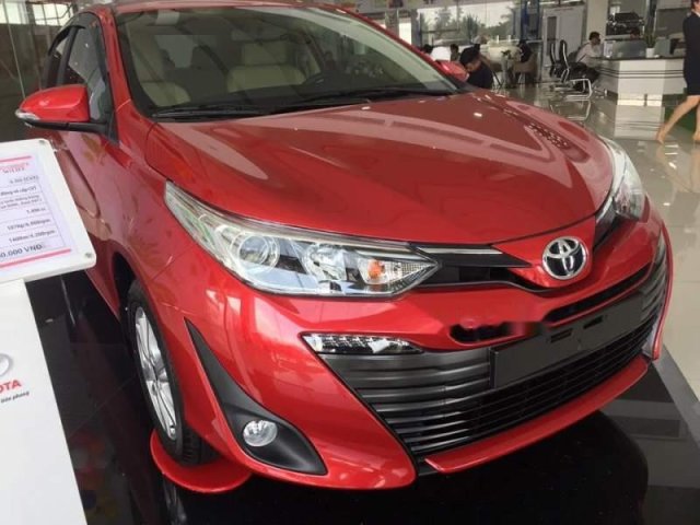 Bán Toyota Vios đời 2019, màu đỏ, giá chỉ 606 triệu