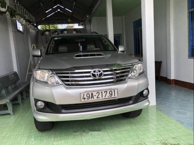 Bán Toyota Fortuner sản xuất 2015, màu bạc, máy dầu