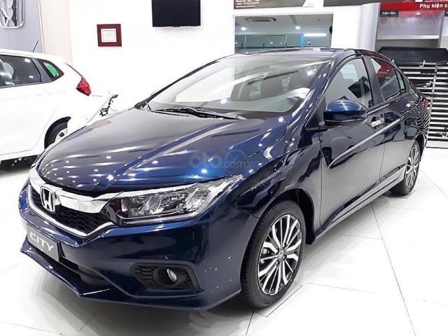 Bán xe Honda City 2019, số tự động, máy xăng, màu xanh, nội thất màu đen0