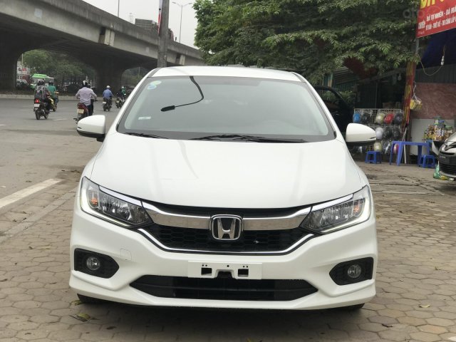 Bán xe Honda City CVT đời 2017 màu trắng, Hà Nội