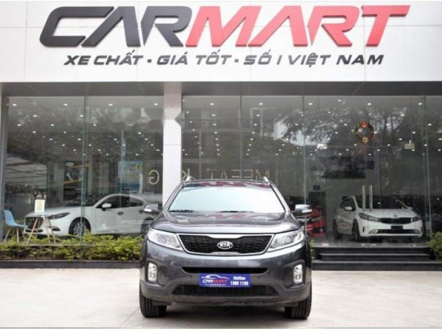 Bán xe Kia Sorento AT sản xuất năm 2015, màu xám, giá chỉ 695 triệu