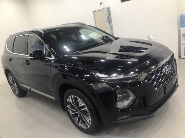 Hyundai Lê Văn Lương bán Hyundai SantaFe 2.4 Premium sản xuất 2019, màu đen, bản máy xăng cao cấp