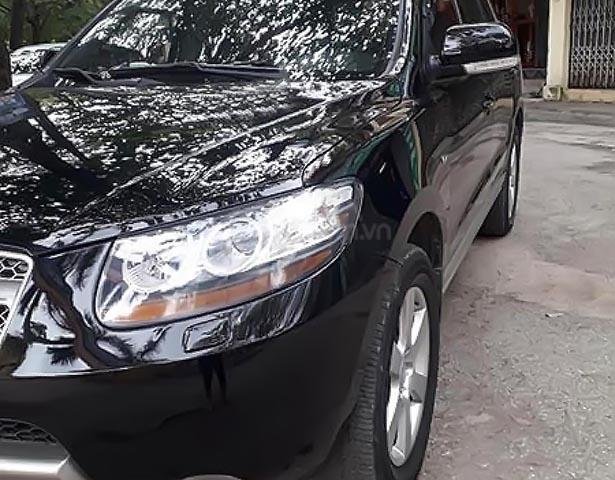 Cần bán gấp Hyundai Santa Fe SLX 2009, màu đen0