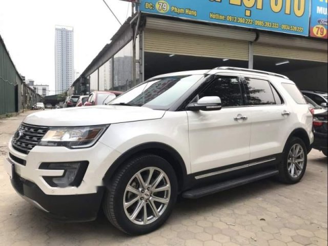 Bán Ford Explorer Limited đời 2016, màu trắng, nhập khẩu  