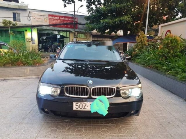 Bán xe BMW 745i 2002, màu đen, xe nhập, 420tr0