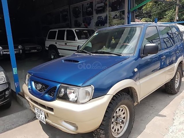 Cần bán lại xe Nissan Terrano GX 2.7TD năm sản xuất 2000, màu xanh lam 0