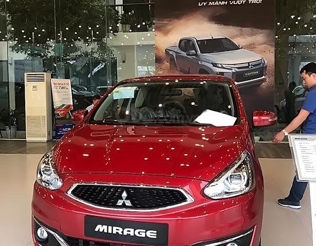 Bán Mitsubishi Mirage AT đời 2019, màu đỏ, nhập khẩu 