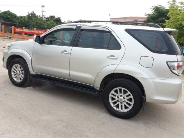 Bán Toyota Fortuner G đời 2013, màu bạc số sàn0