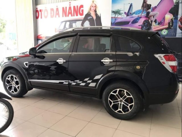 Cần bán lại xe Chevrolet Captiva năm 2007, màu đen0