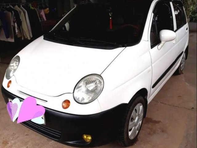 Bán Daewoo Matiz sản xuất 2007, màu trắng xe gia đình0