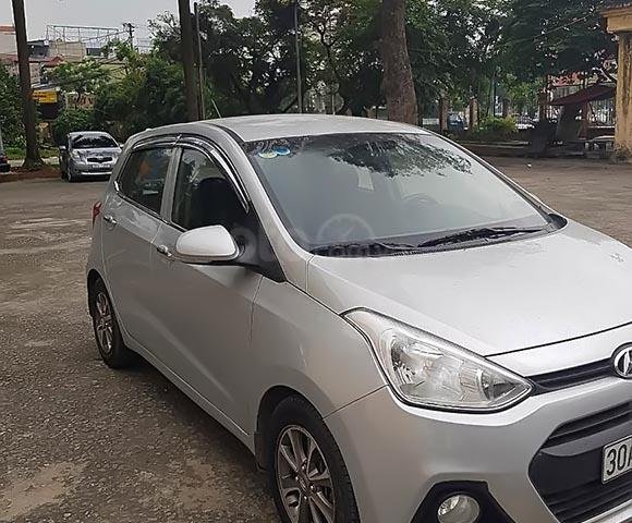 Bán ô tô Hyundai Grand i10 2014, màu bạc, nhập khẩu nguyên chiếc số tự động