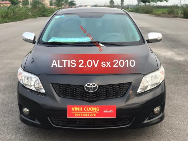 Bán Toyota Corolla Altis 2.0V đời 2010, màu đen