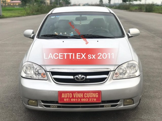 Bán ô tô Daewoo Lacetti 1.6EX 2011, màu bạc