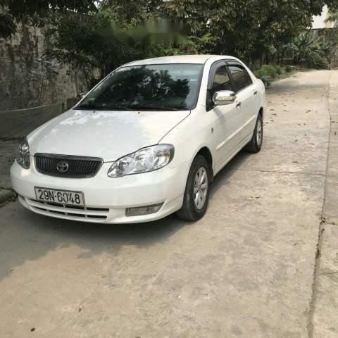 Bán xe Toyota Corolla altis 1.8G sản xuất 2003, màu trắng, nhập khẩu0