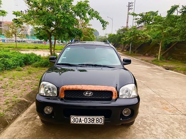 Bán ô tô Hyundai Santa Fe sản xuất năm 2004, màu đen, xe nhập