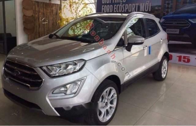 Bán Ford EcoSport Titanium 1.5L AT 2019, màu bạc, giá 605tr