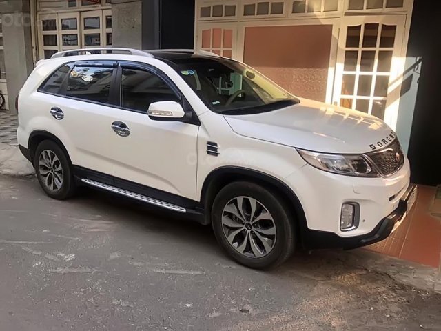 Bán Kia Sorento DATH sản xuất năm 2016, màu trắng, xe gia đình0