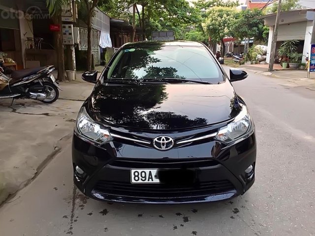 Bán ô tô Toyota Vios 1.5E sản xuất 2016, màu đen như mới