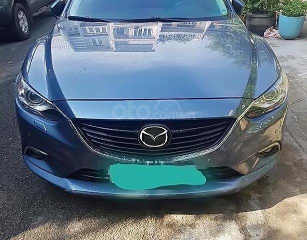 Bán lại xe Mazda 6 sản xuất 2015, màu xanh lam giá cạnh tranh