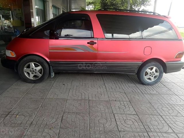 Bán xe cũ Toyota Previa đời 1993, màu đỏ, nhập khẩu  