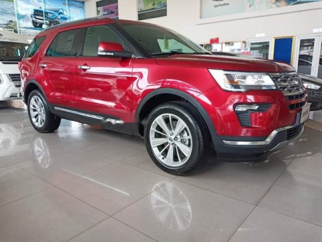 Bán xe Ford Explorer 2019, màu đỏ, nhập khẩu