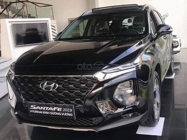 Bán Hyundai Santa Fe sản xuất 2019, màu đen giá cạnh tranh0