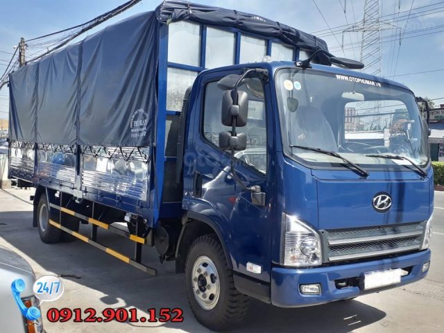 Bán xe tải Hyundai 7t3 thùng dài 6m2 ga cơ