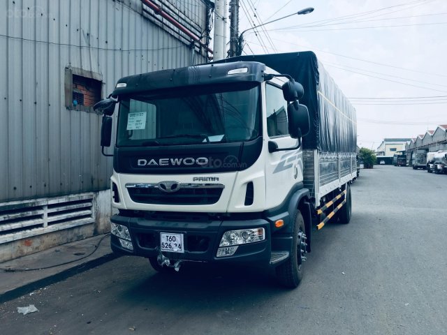Bán Daewoo Prima 9T thùng dài 7m4 ga cơ, hỗ trợ trả góp0