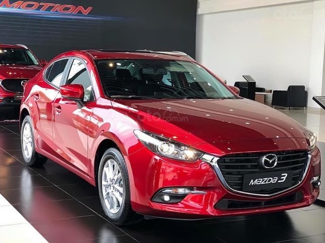 Bán ô tô Mazda 3 1.5 AT sản xuất năm 2019, màu đỏ, giá 669tr0