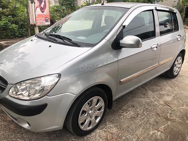 Bán Hyundai Getz 1.1 MT đời 2008, màu bạc, nhập khẩu nguyên chiếc  