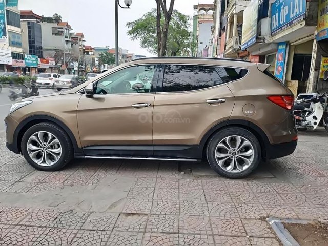 Bán ô tô Hyundai Santa Fe 2.2L 4WD đời 2015, màu nâu, giá 968tr