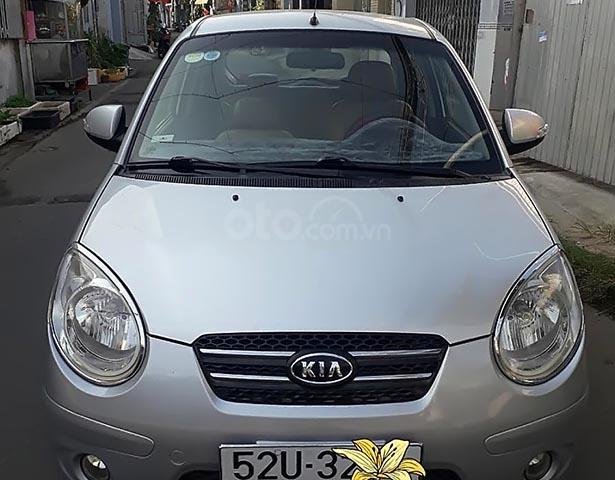 Cần bán gấp Kia Morning Sx đời 2008, màu bạc còn mới, giá 205tr0