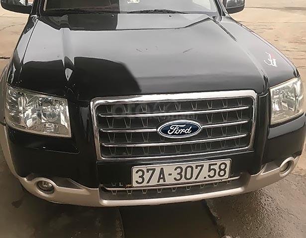 Bán xe Ford Everest 2.5L 4x2 MT 2007, màu đen, xe đẹp